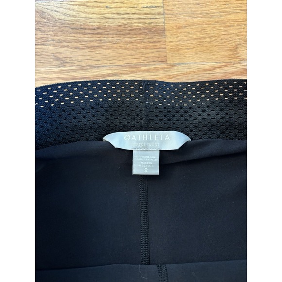 Athleta Trekkie Crest Skort Women's Size 8 Black Ripstop Quick Dry Performance‎ - Picture 2 of 8